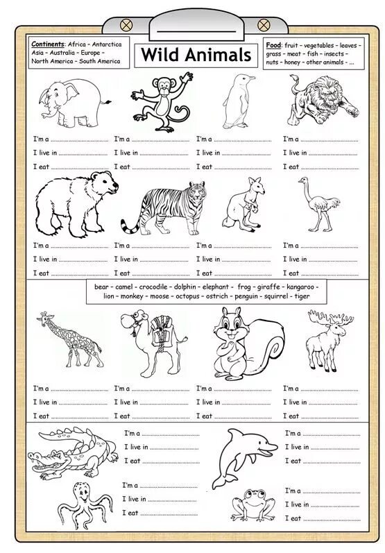 Английский язык Wild animals Worksheets. Задания по английскому на тему животные. Животные на английском задания. Задания про животных на английском. Задания про животных английский