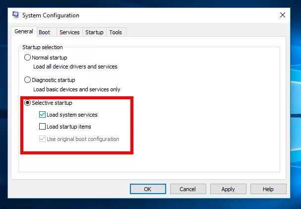 Item loads. Мсконфиг на виндовс 10. Msconfig Windows. /Msconfig win 10. Msconfig selective Startup Windows 10.