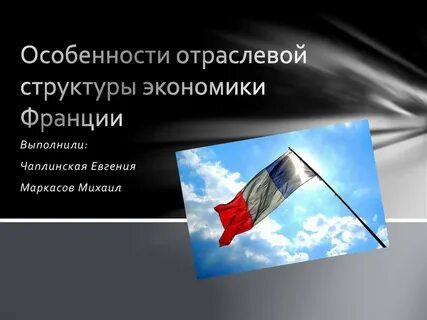 Франция экономические особенности