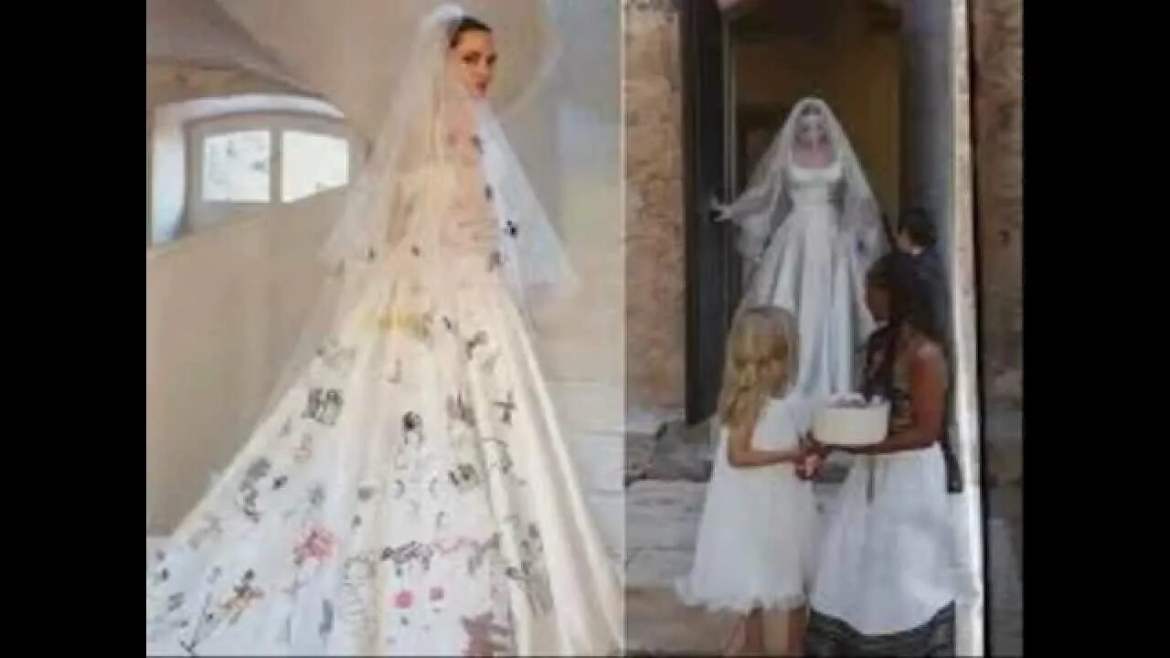 Анжелина свадебное платье джоли анджелина. Анджелина джоли свадьба. Свадебное платье анджелины джоли. Платье анджелина джоли на свадьбе. Анджелина джоли свадьба.