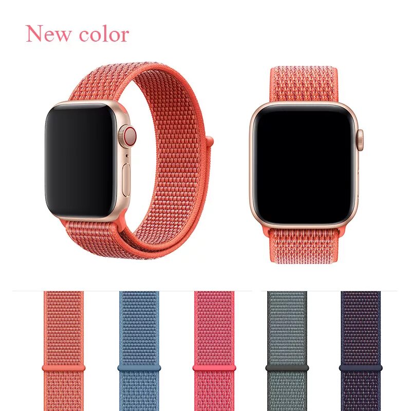 Loop ремешок apple. Apple watch series 4 38mm. ремень для apple watch hook and loop nylon 42mm (#18 china red). ремешок для apple watch 40mm. ремешок для apple watch 42mm нейлоновый.