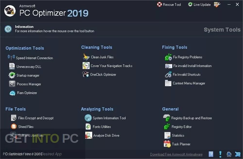 Fix optimize. Asmwsoft pc optimizer. программы для очистки и ускорения пк. pc optimizer pro. advanced system optimizer для windows 10.