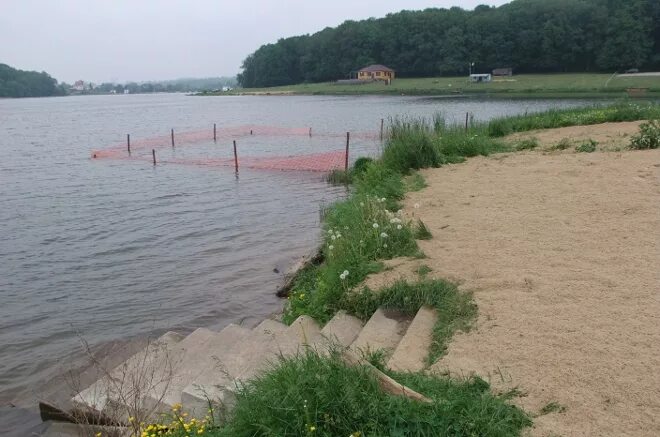 Фоторепортаж приемки пляжей на реке Воронка Фоторепортажи Тулы и Тульской област