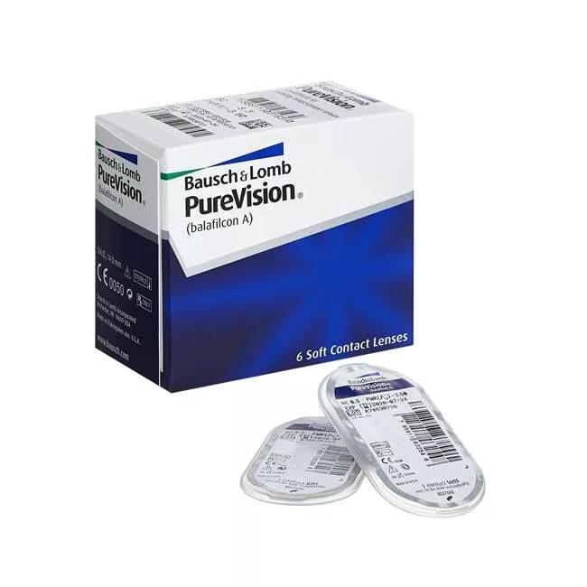 Линзы контактные Пюр Вижн (Pure Vision) -4.25 №6. Линзы для глаз Bausch PUREVISION. Контактные линзы Bausch&Lomb Pure Vision 2 (6) -1.00 / 8.6 / 14.00/ ежемесячные. Контактные линзы Pure Vision bosh and.