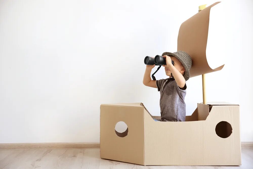 Using cardboard