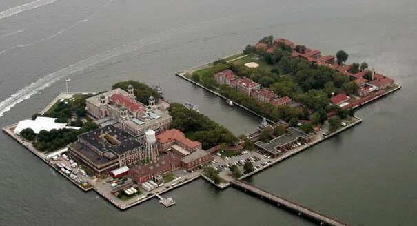 Ellis Island River On Map