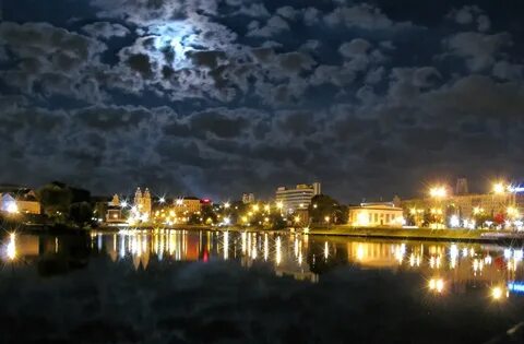 Минск ночное время
