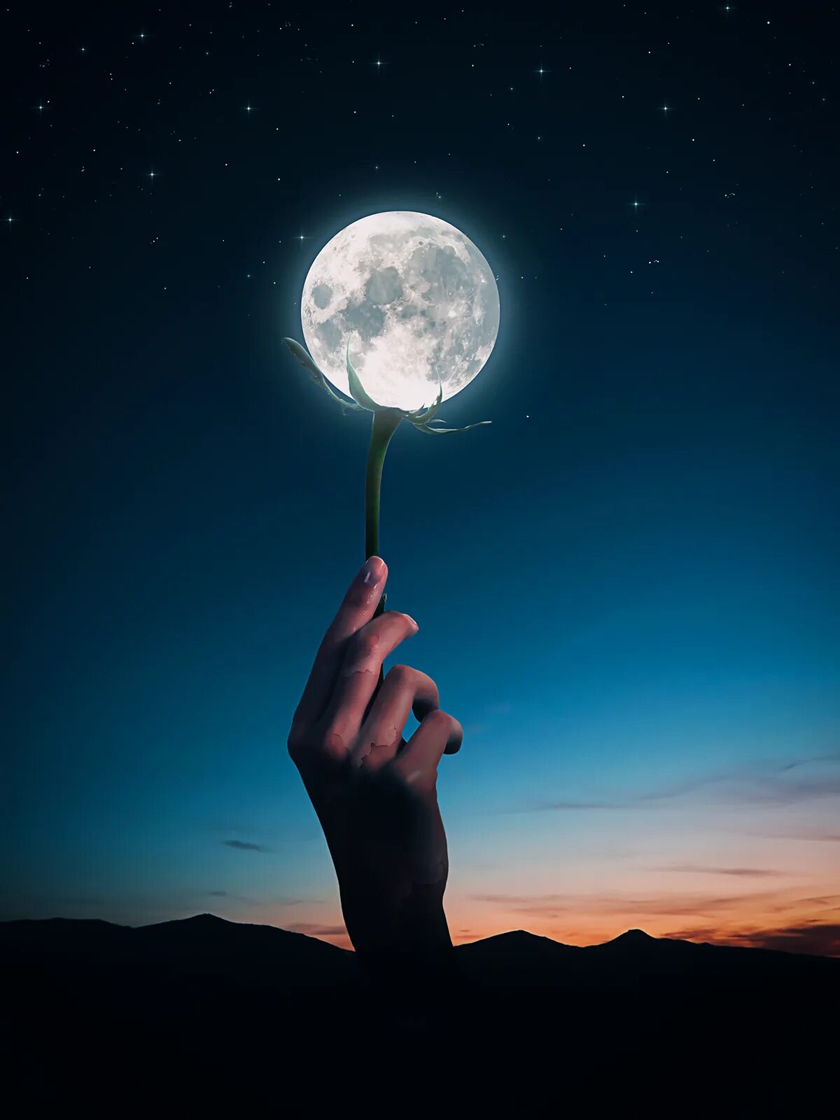 Lonely moon. Луна. Полнолуние. Луна в руках. Лунные человечки.