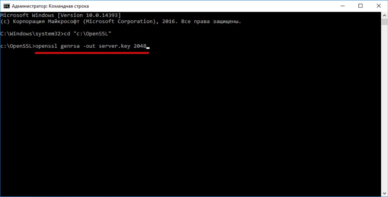Open command line
