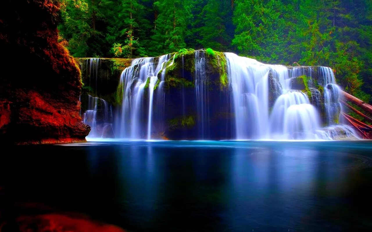 Установить видео живые обои. Красивые водопады. Живые водопады. Живая природа водопады.
