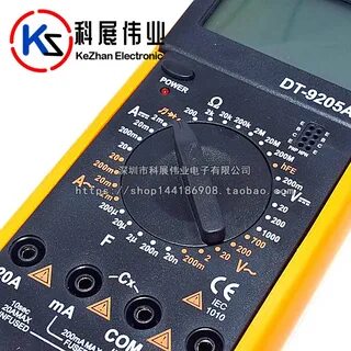 Как пользоваться мультиметром dt9205a