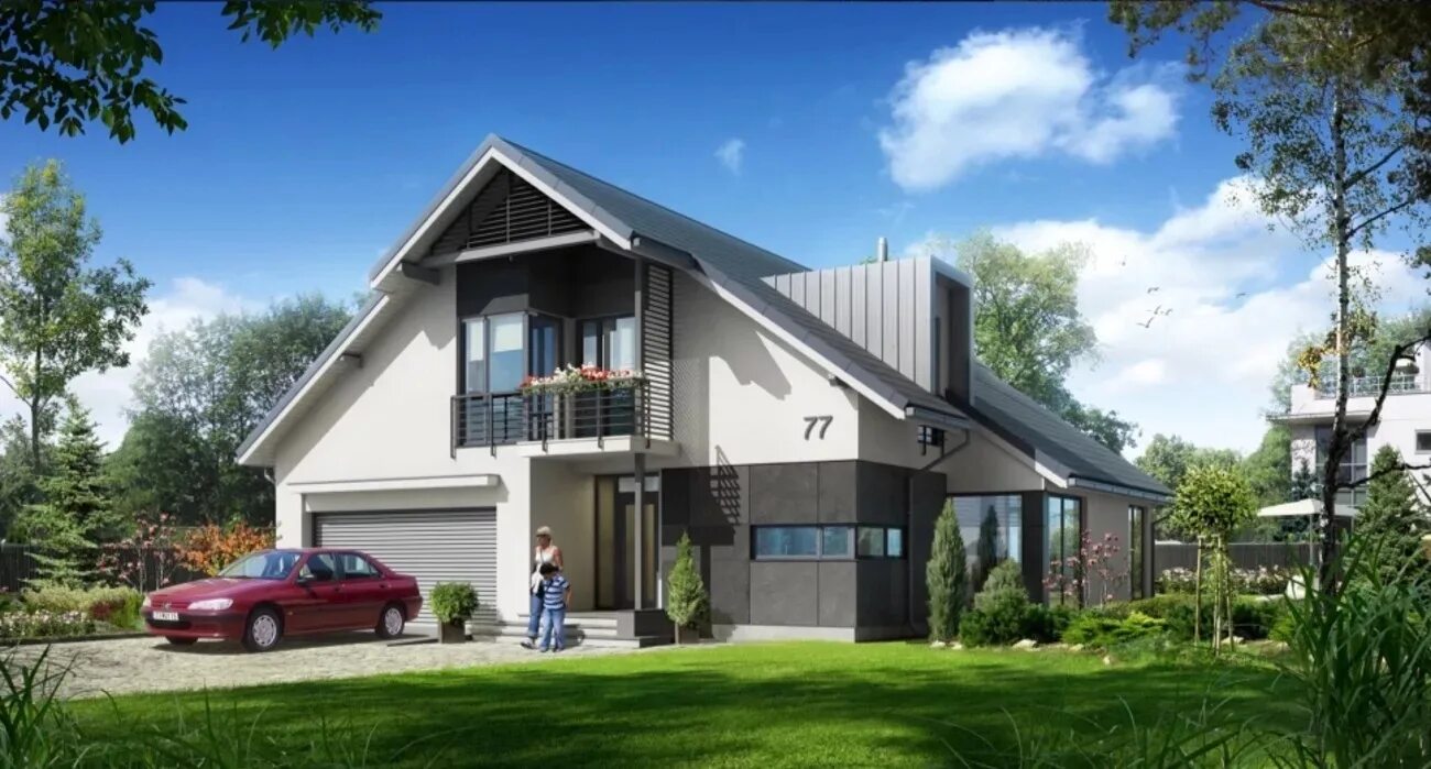 Американские каркасные домики. Гостиная со вторым светом. Lakefront home in blue ridge, georgia. Современный коттедж рендер. Дом совершенный 3.