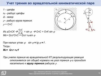 Радиуса трения