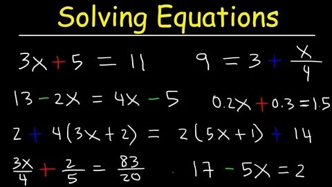 Variable math