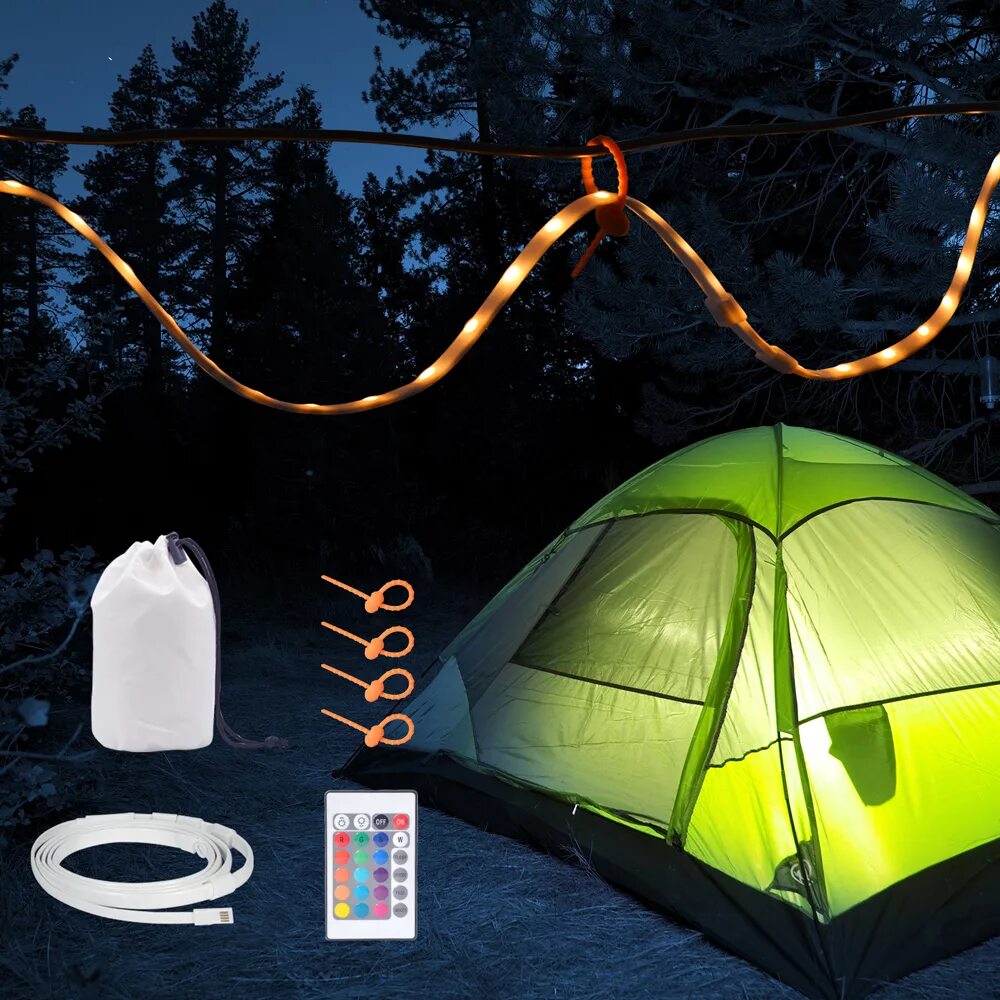 Camping lighting. Освещение для кемпинга. Светодиодные ленты кемпинг. Палатка с гирляндой. Гирлянда для кемпинга.