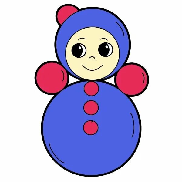 Неваляшка шаблон для аппликации. Игрушка неваляшка для детей. неваляшка раскраска для малышей. неваляшка для детей 2 лет. неваляшка рисунок для детей.