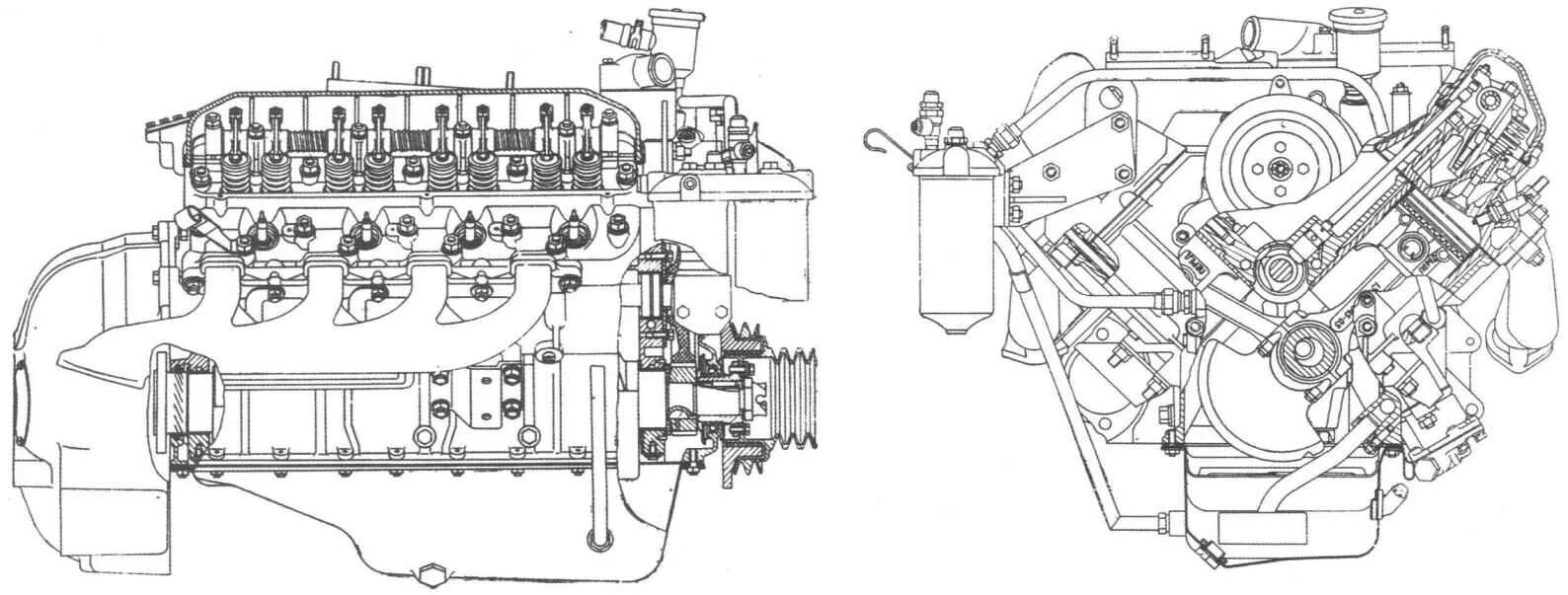 Змз 14. Двигатель ГАЗ Чайка v8. Двигатель ГАЗ 14 технические характеристики. Габариты двигателя ГАЗ 53. Двигатель ЗМЗ 513 чертеж.