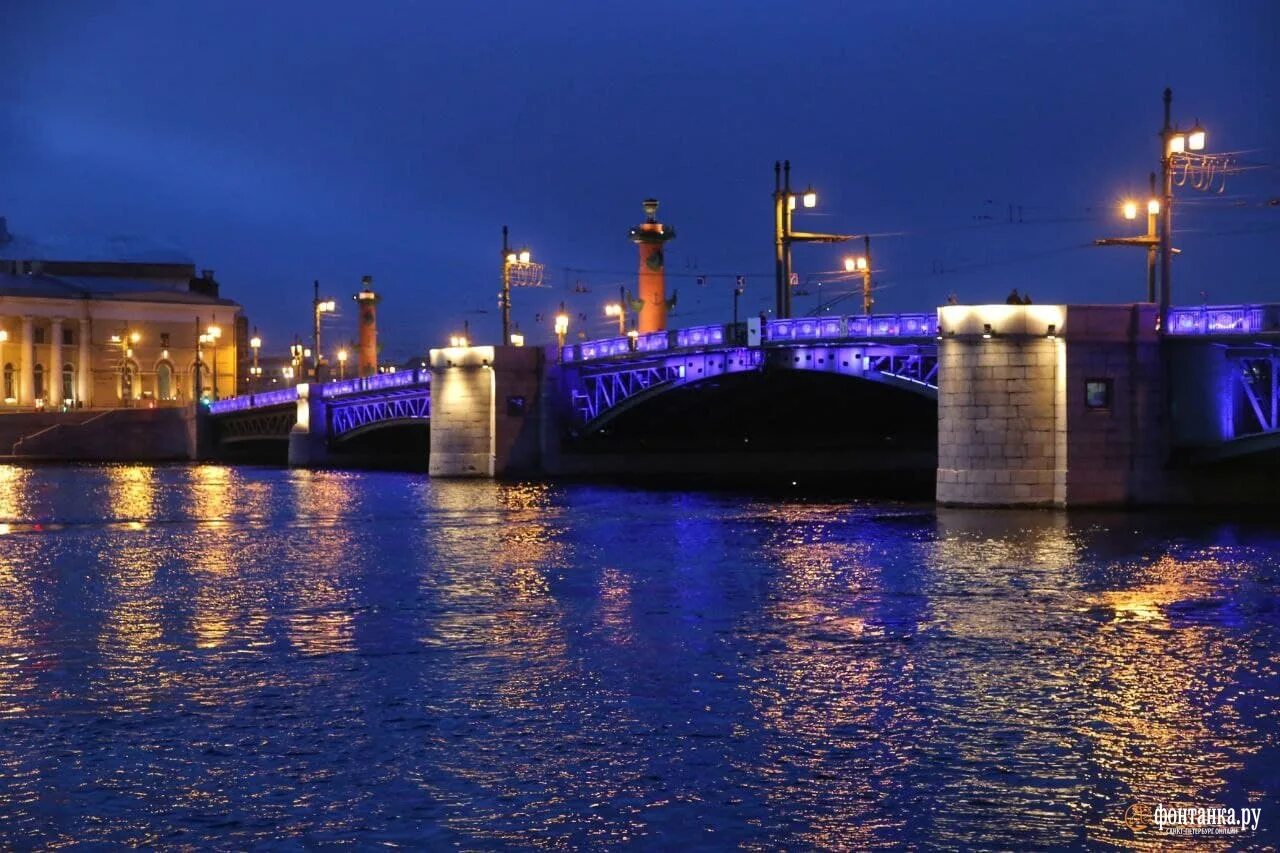 Дворцовый мост. Дворцовый мост в Питере синяя. Петербург фото города 2021. Фото Питера в голубых тонах.