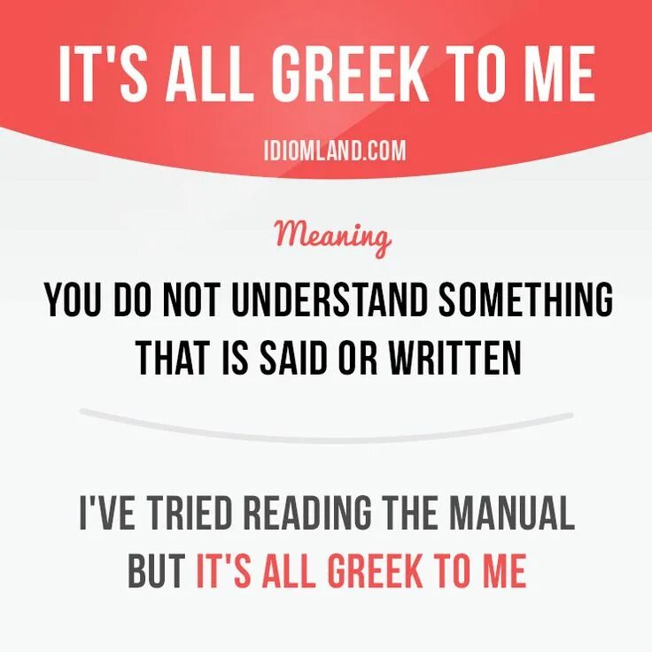 Do you understand something
