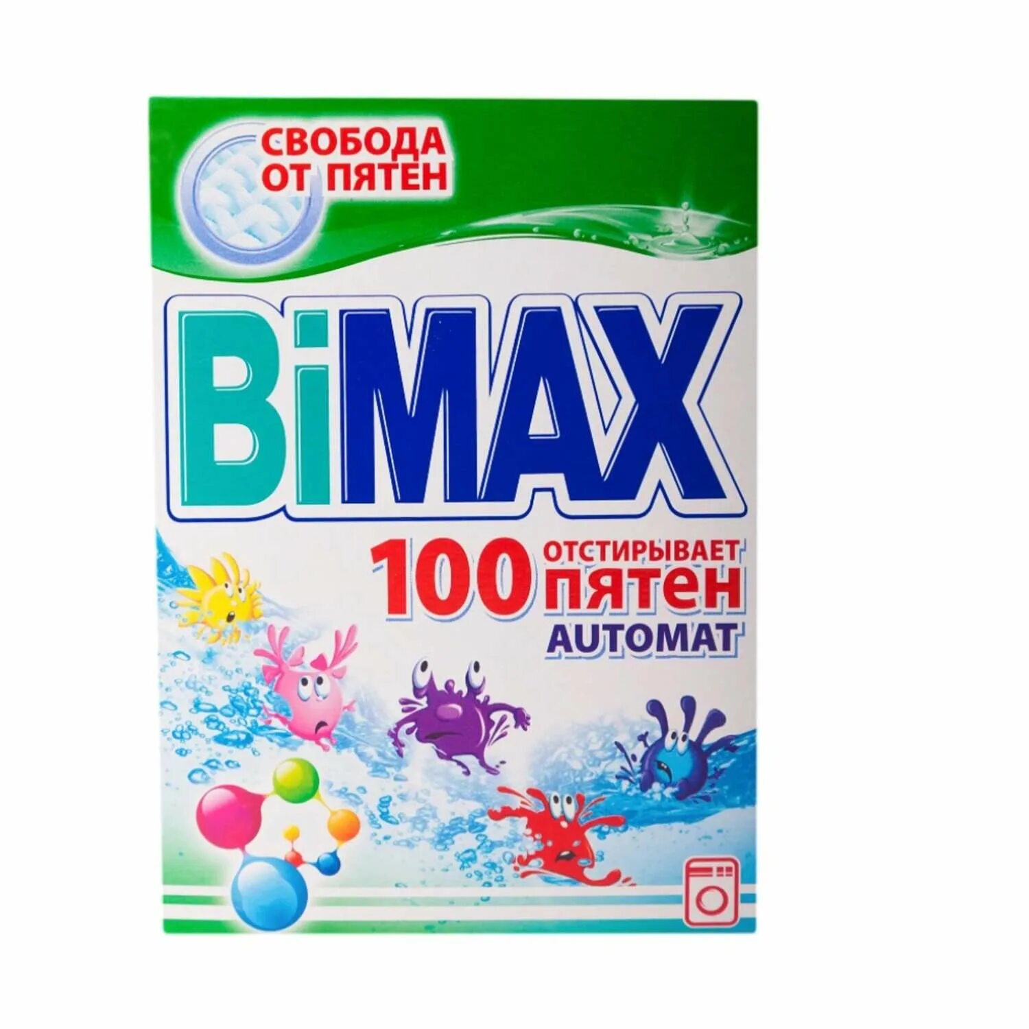 Порошок стиральный BIMAX 100 пятен автомат 400г. BIMAX 100 пятен. BIMAX automat 100 пятен. Порошок BIMAX, 100 пятен, Color automat, 400 г..