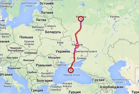 Сколько ехать до столицы