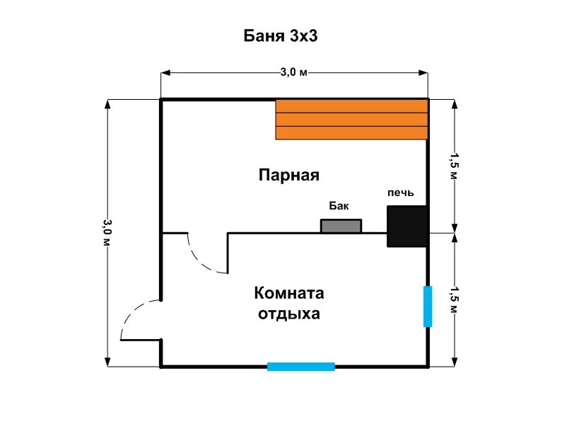 Баня 3.3. Баня 3х3 из бруса планировка. План бани 3 на 4. Проекты бань из бруса 3х3 чертежи. Баня 3 на 3 планировка.