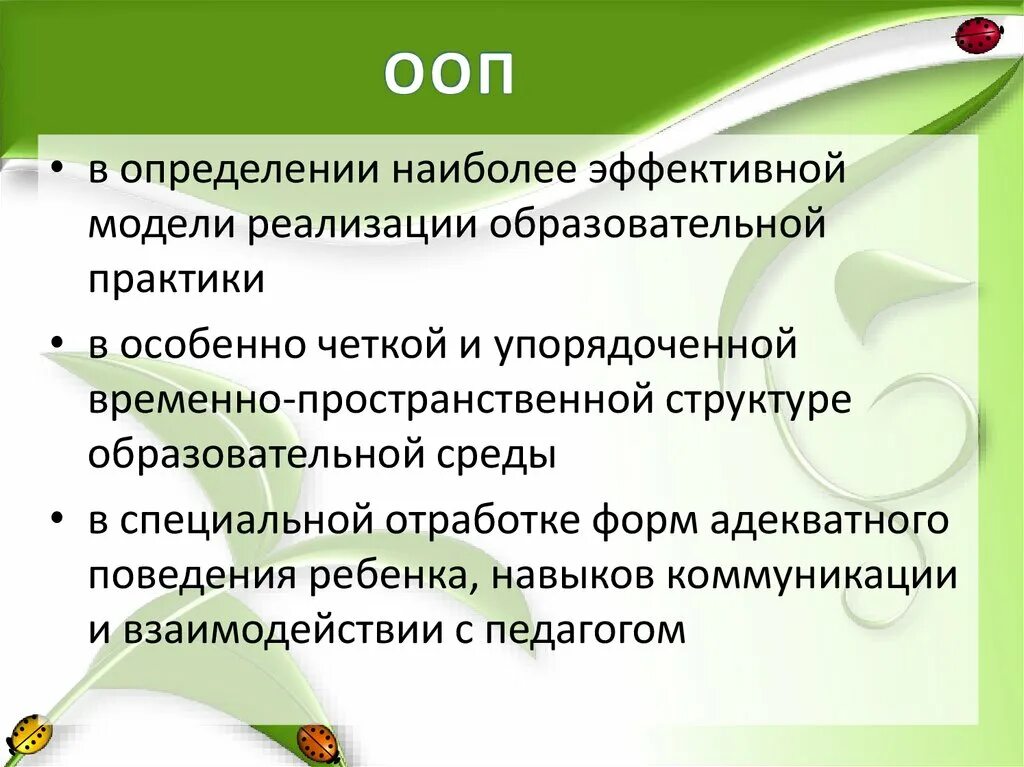 Как определить определить основную образовательную программу