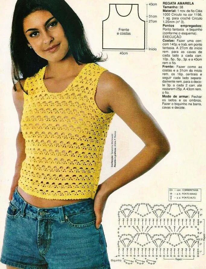 Летняя майка крючком. Красивые вязаные топы. Топики крючком для начинающих. Летний топик крючком. Майка крючком.