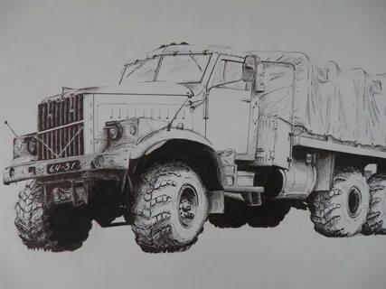 Урал рисунок карандашом