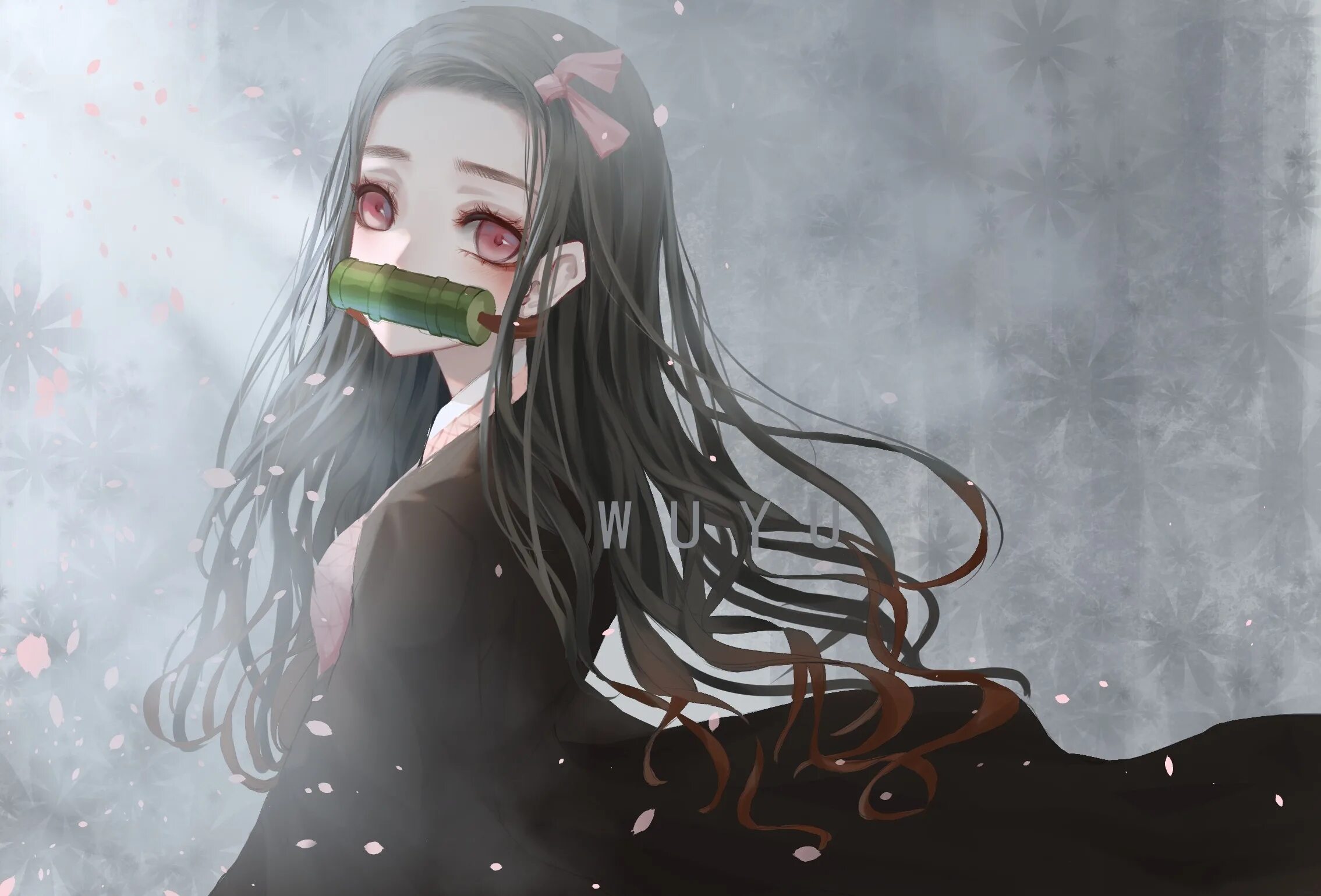 Nezuko is having a nightmare animation. Nezuko. Недзуко Камадо. Незуко Камадо демон.