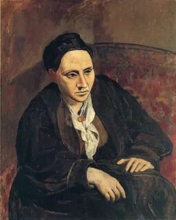 Пабло Пикассо - Портрет Гертруды Стайн - одно из многих произведений художн...