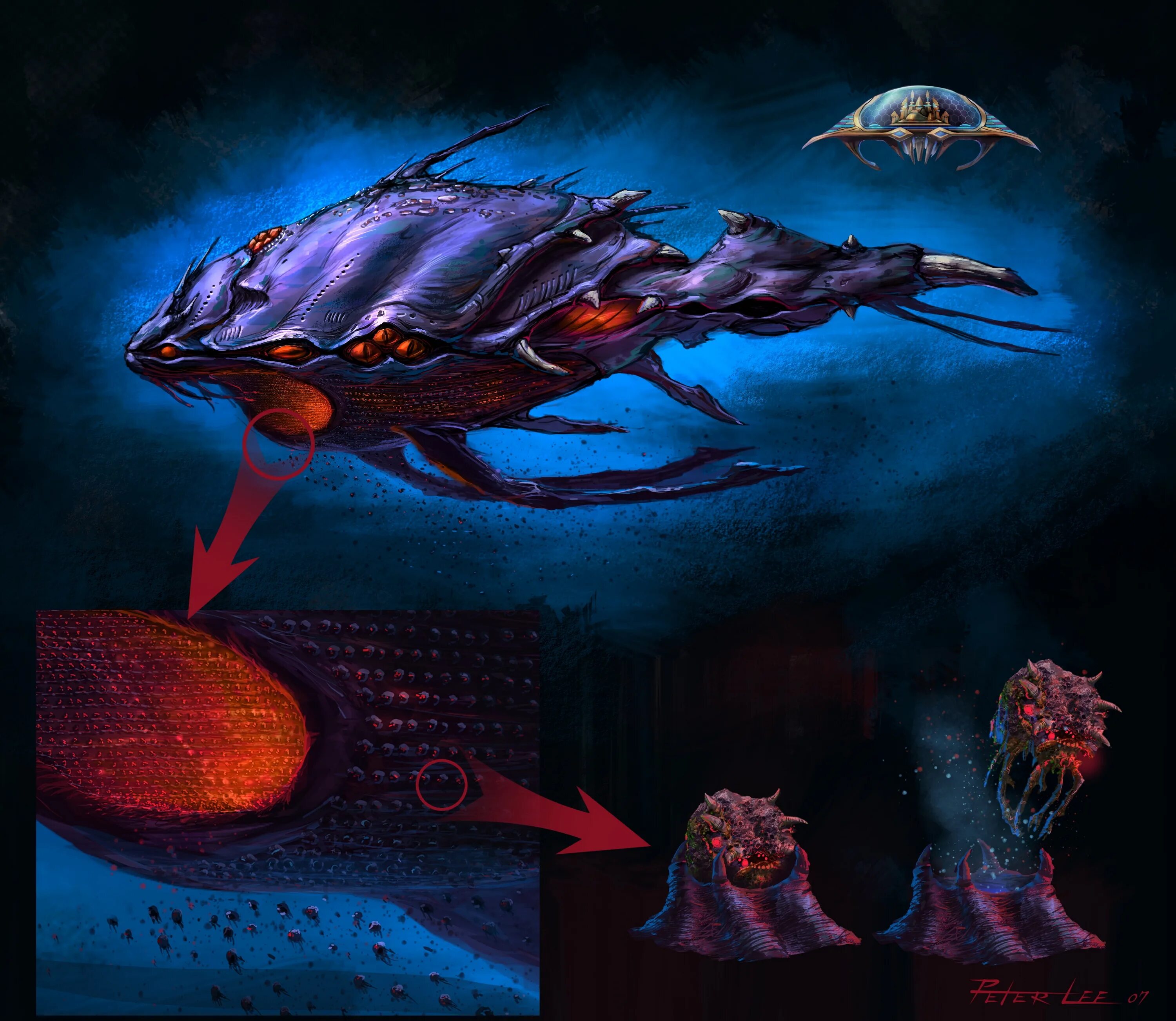 Старкрафт вылетает. Starcraft 2 зерги левиафан. старкрафт 2 левиафан. starcraft зерги концепт. левиафан старкрафт 2 арт.