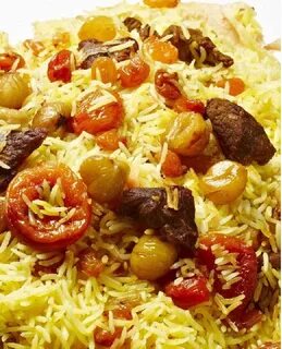 Азербайджанский плов с курицей и сухофруктами