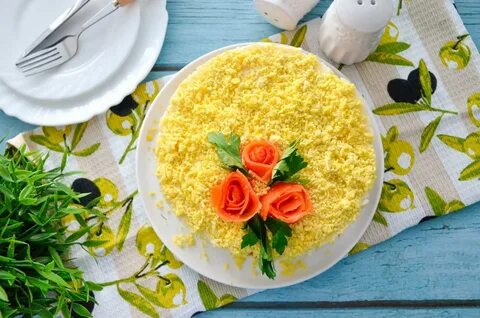 Салат мимоза ингредиенты классический