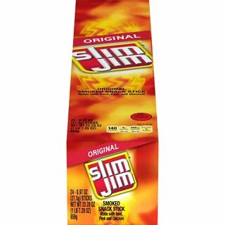Slim Jim Original Giant Smoked Snack Sticks 0.97 Oz - Single - Walmart.