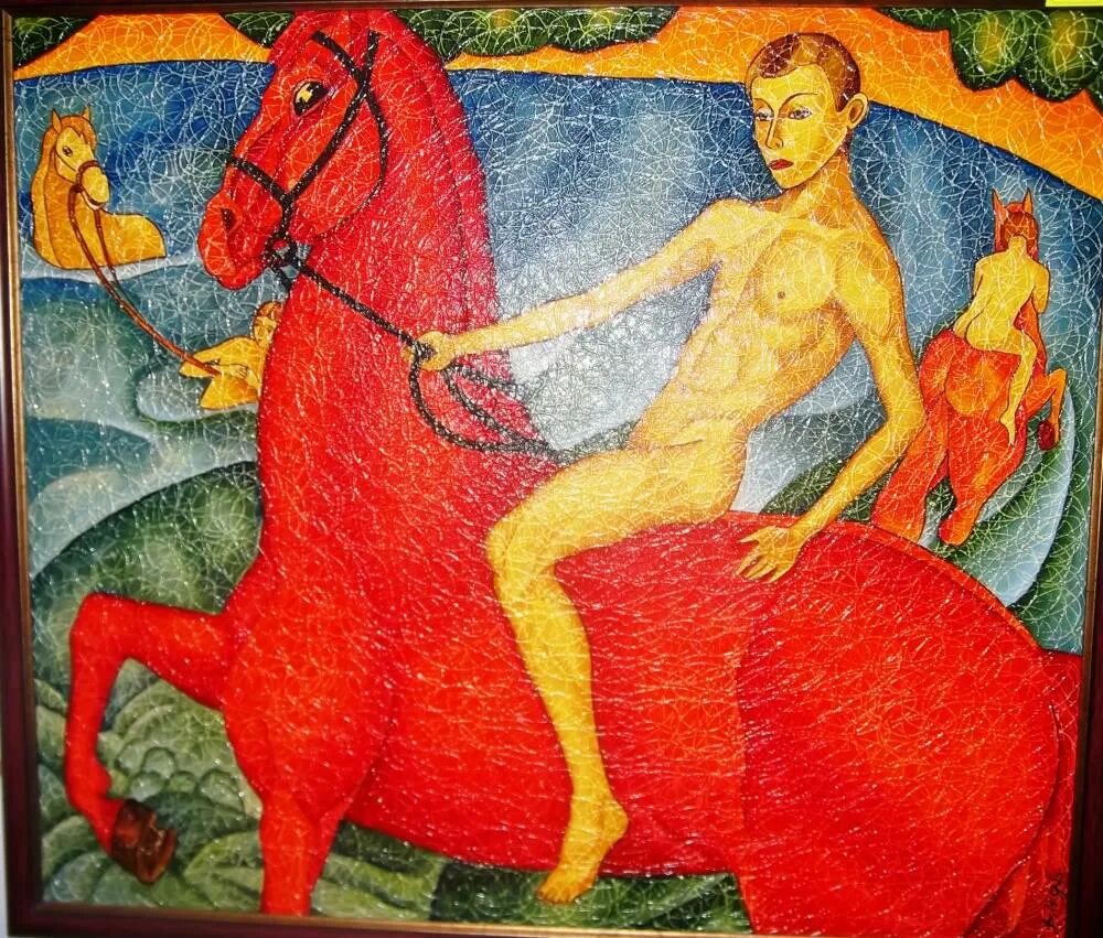 всадник на красном коне. рыжий конь апокалипсиса. красная картина. всадники апокалипсиса сверхъестественное. девушка всадник.