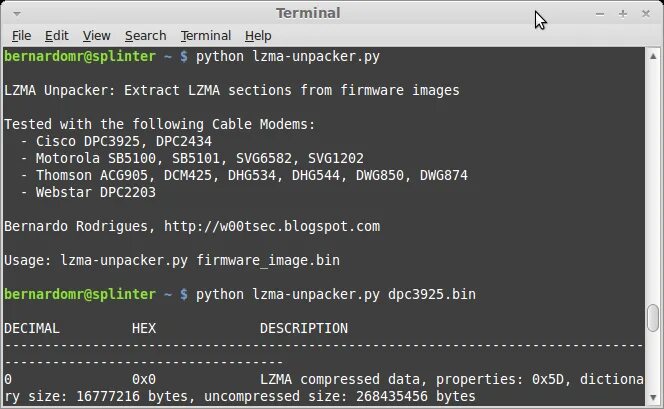 Firmware image
