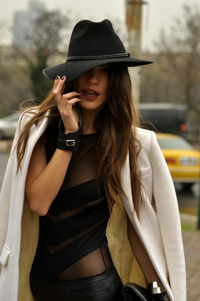 Идеи для фото в шляпе обои : женщины, модель, Рыжая, портрет, Women with Hats, шапка, Блузки, юбка, bl