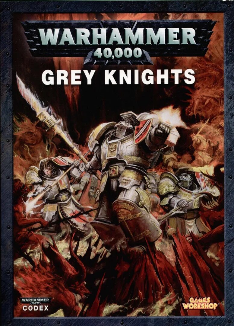 Книга серый рыцарь. Grey Knights 5th Edition. Warhammer 40000 серые Рыцари кодекс. Кодексы вархаммер 40000 серые Рыцари. Grey Knights Codex.