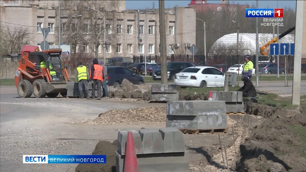 Сегодня вечером 23.03 2024. Реконструкция моста. ДТП на Псковской в Великом Новгороде. Капитальный ремонт.