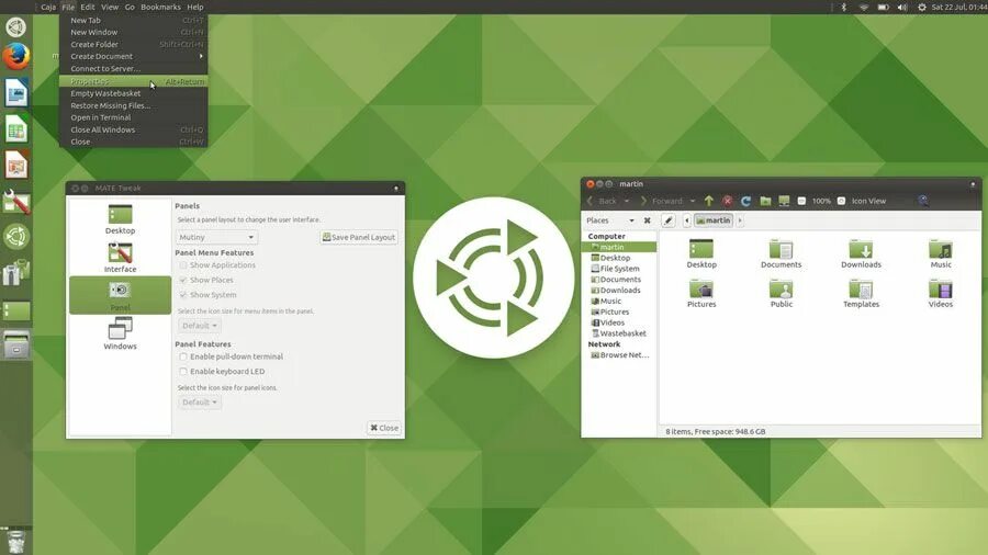 Layout linux
