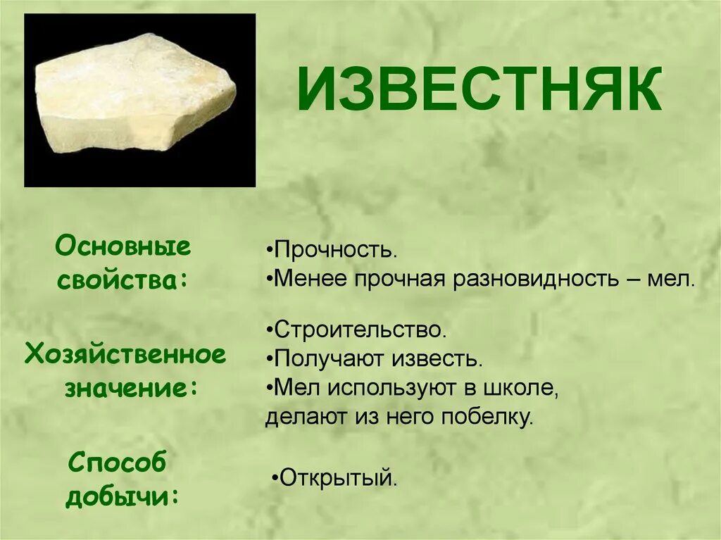 Известняк относится к породам. Известняк. Основные свойства известняка. Основное свойство известняка. Полезные ископаемые известняк.