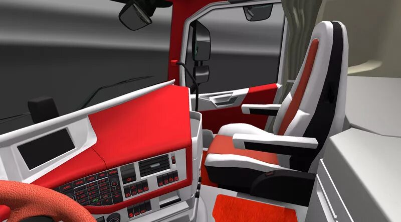 Volvo fh салон. Интерьер Вольво fh16. Volvo fh16 салон. ETS Volvo FH 16 салон красный. Volvo fh16 Euro 5 Interior.