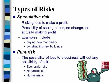 There is a risk of