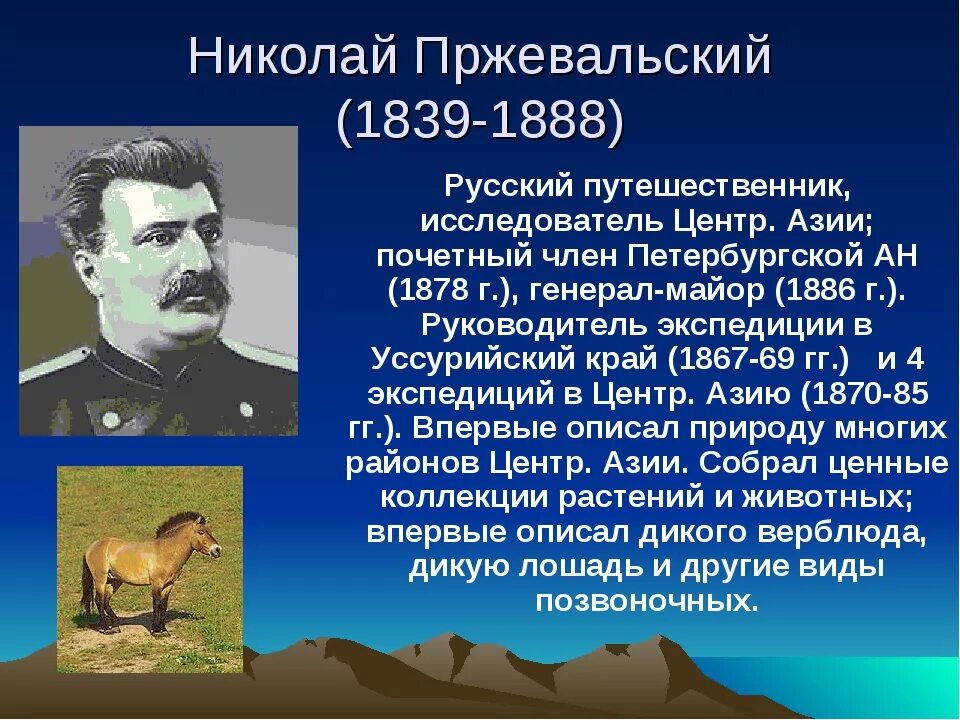 Какой материк открыл пржевальский. Портрет Пржевальского Николая Михайловича. Пржевальский 1867-1869.