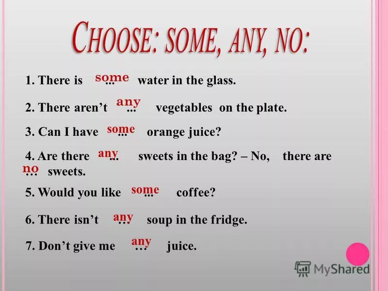 Предложения с some и any. Some any can. Can в английском. Are или some.