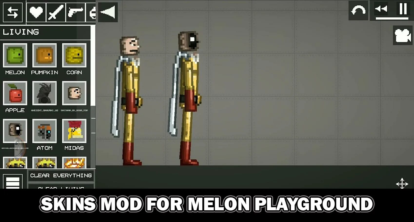 Мод приложение melon. Melon playground mod. мод на сайтама на melon playground. melon playground apple. melon pixel studio playground.