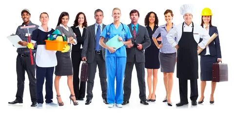 Работы в разных отраслях
