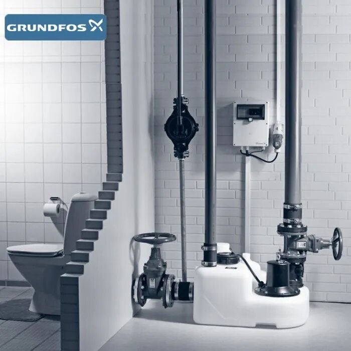 3. 3. 4. Канализационная станция grundfos. Multilift md.