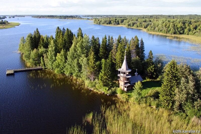 Заказник Кижский Карелия. Заонежская деревня Кижи. Часовня Карелия. Остров Кижи.